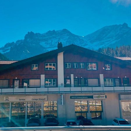 Studio im modernen Alpenstyle Adelboden Eksteriør billede