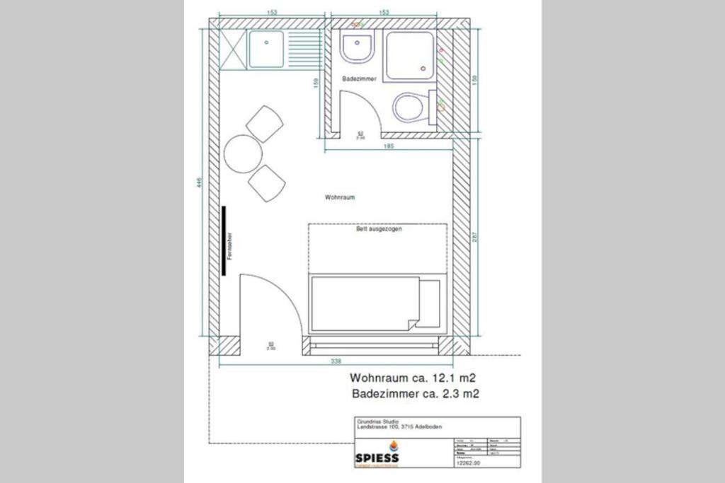 Studio im modernen Alpenstyle Adelboden Eksteriør billede